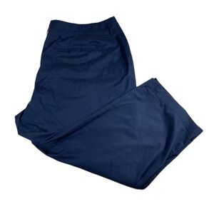 A New Day Womens High-Rise Stretch Cropped Pants Navy Blue Size 26 New